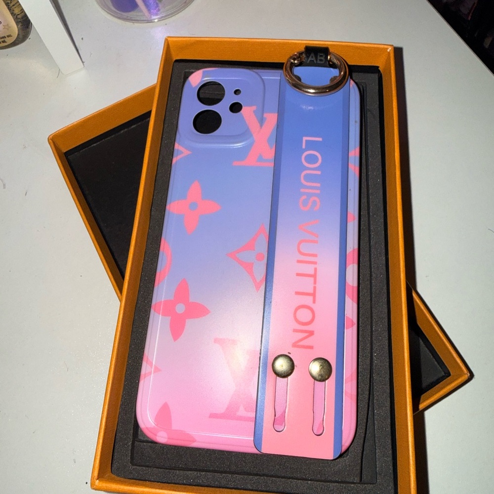 Pink and Blue iPhone 11 Case